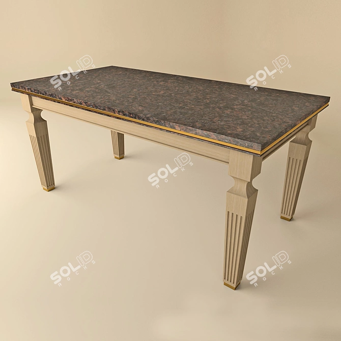 Scavolini Grand Relais Dining Table 3D model image 1