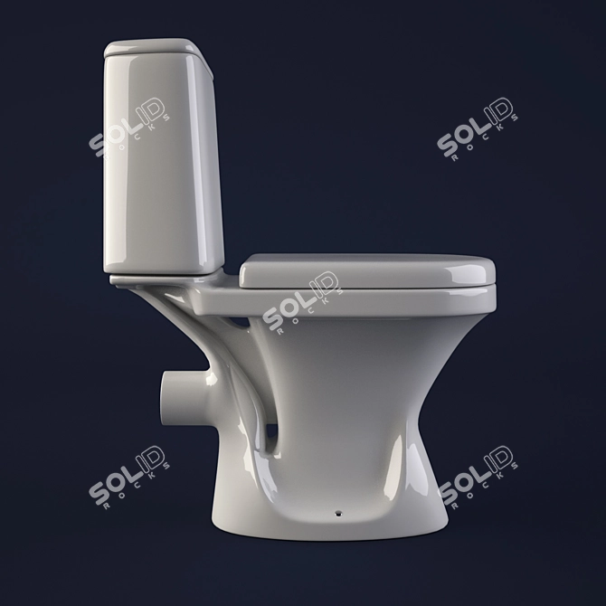 Jika Era: Modern Toilet Design 3D model image 2