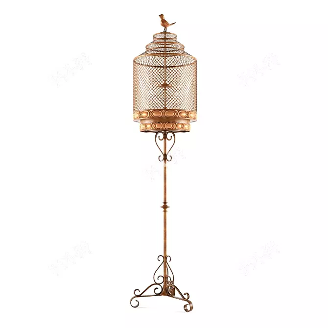 Elegant Jolipa Candlestick 3D model image 1