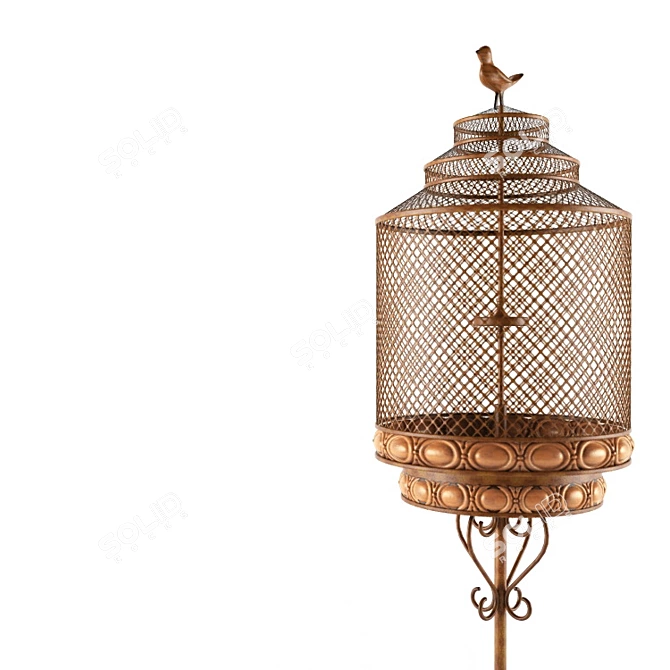 Elegant Jolipa Candlestick 3D model image 3