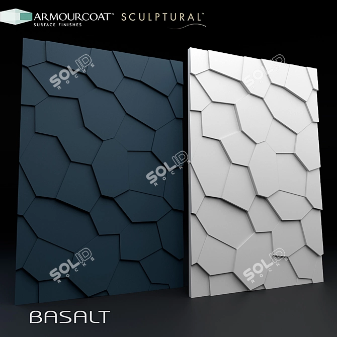 Basalt 3D Panel | Armourcoat 3D model image 1