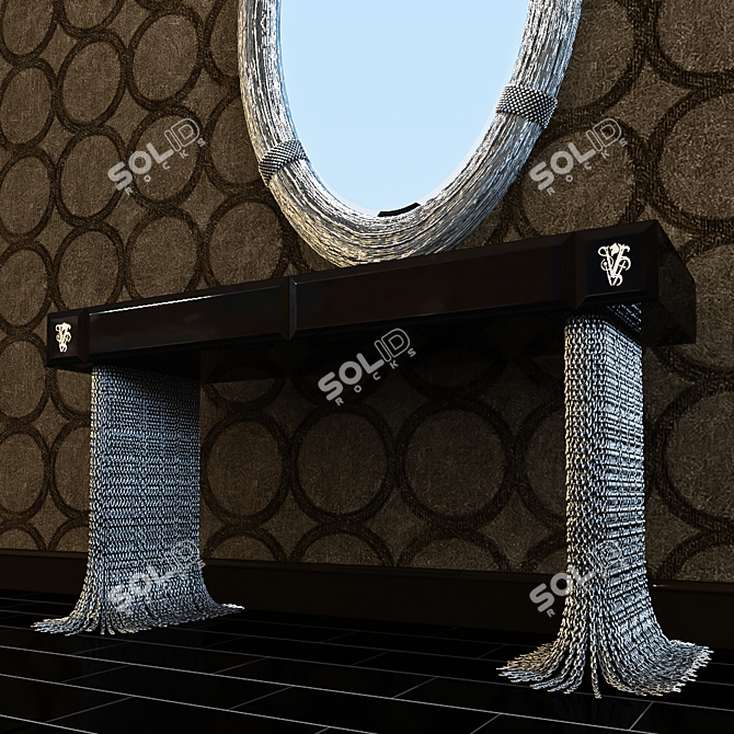 Fouquet Console with Mirror 3D model image 3