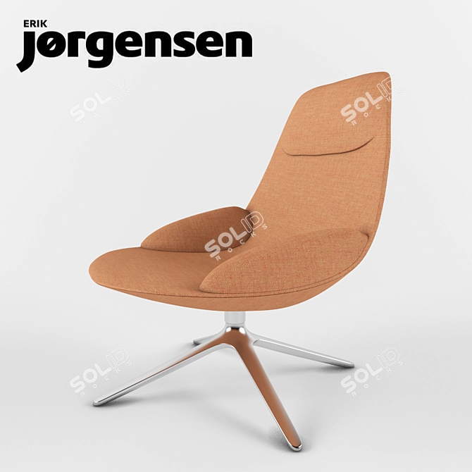 Elegant EJ 10 Uma Chair 3D model image 2