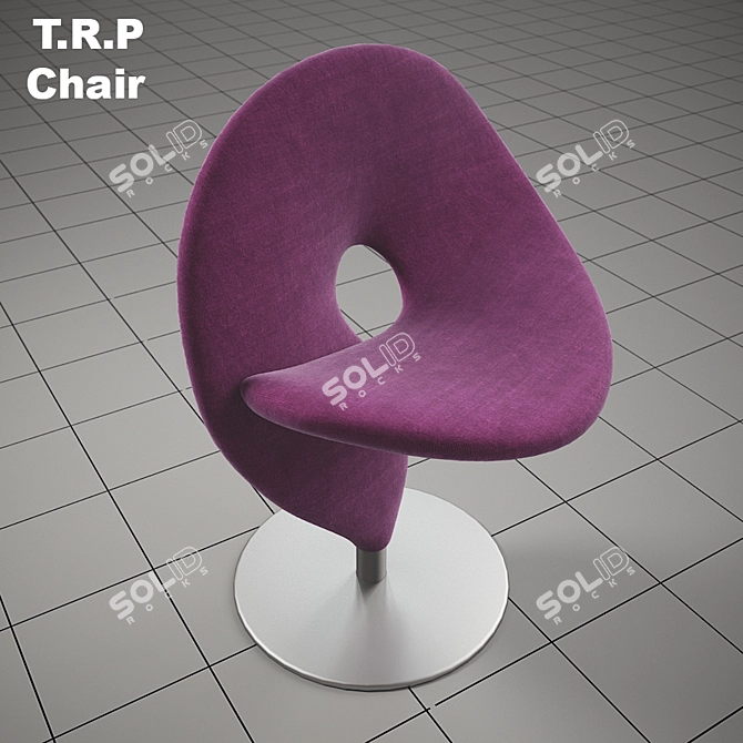 ErgoLux TRP Chair: Comfort Redefined 3D model image 1