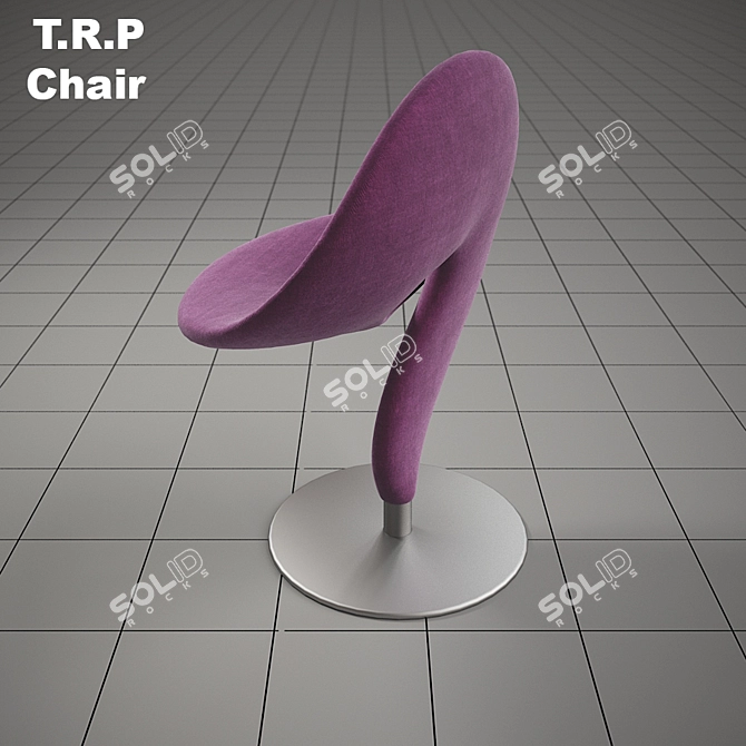 ErgoLux TRP Chair: Comfort Redefined 3D model image 2