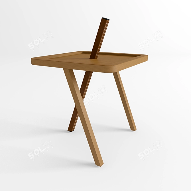 Modern Potocco Paco Side Table 3D model image 3