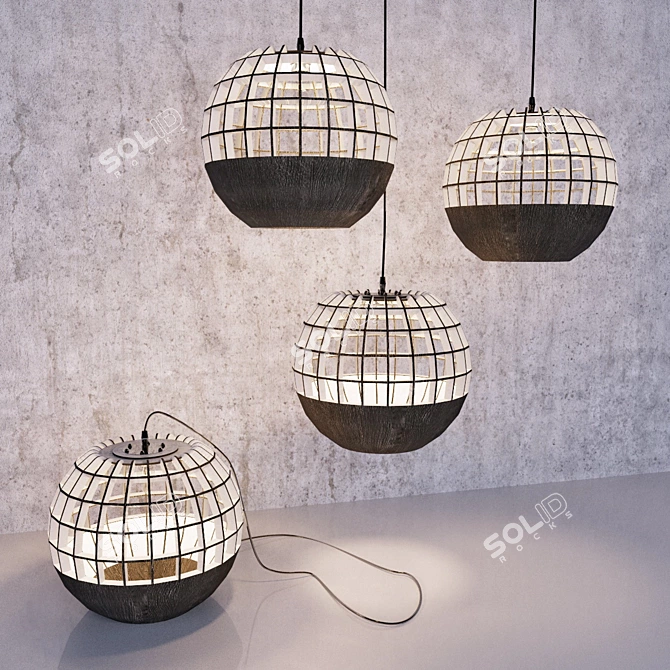 Hemmesphere Lighting: Sculptural Elegance 3D model image 1