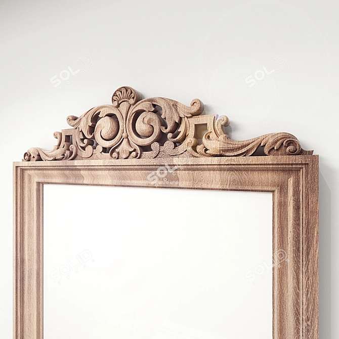 Title: Artistic Sketch Mirror 3D model image 2