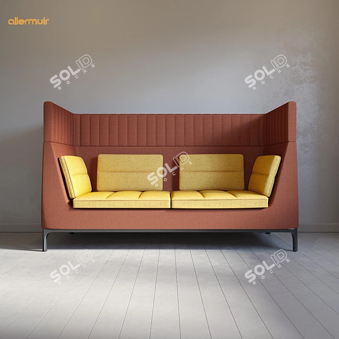 Allermuir Haven: English Made Soft Sofa 3D model image 1