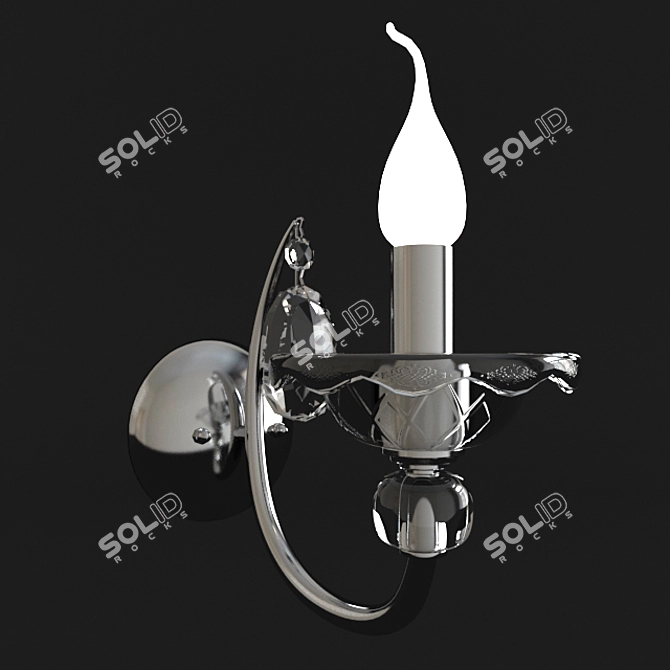 Wunderlicht Sconces: Height 24, Width 13, Depth 23 3D model image 1