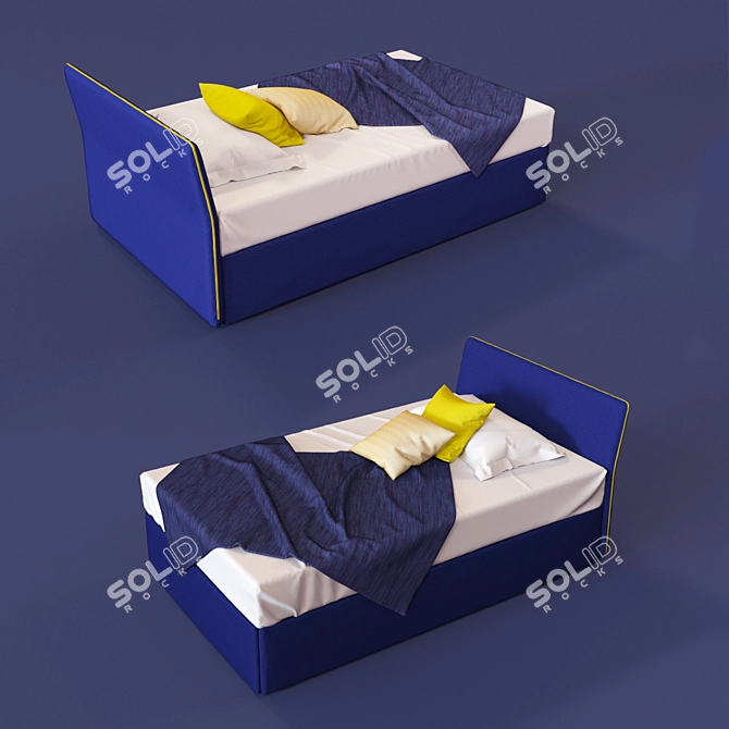 Bonaldo True Bed: Comfort Redefined 3D model image 1