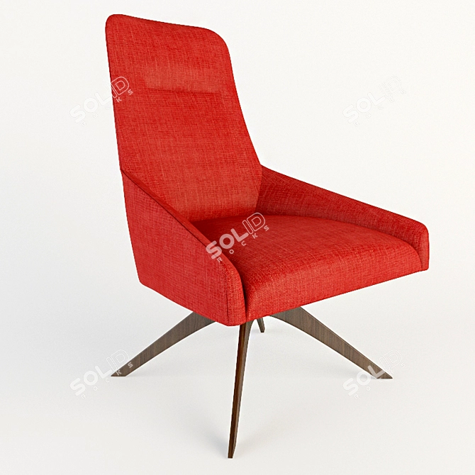 Andreu World AgoraBU 1522 | Modern Style Chair 3D model image 1