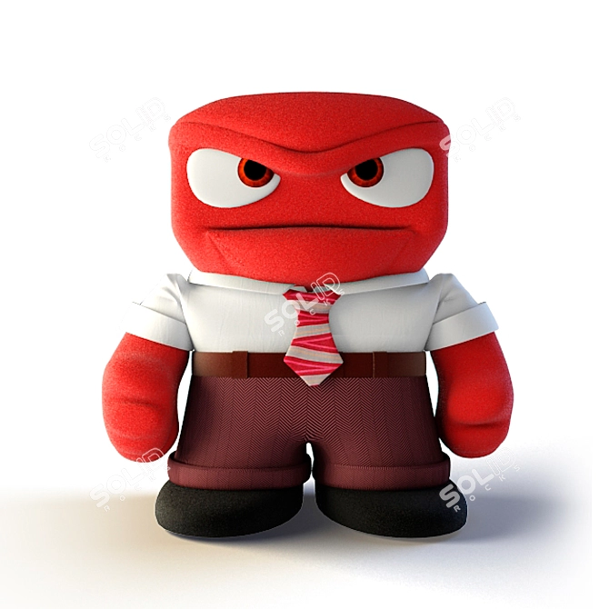 Disney Angry Talking Plush 3D model image 1