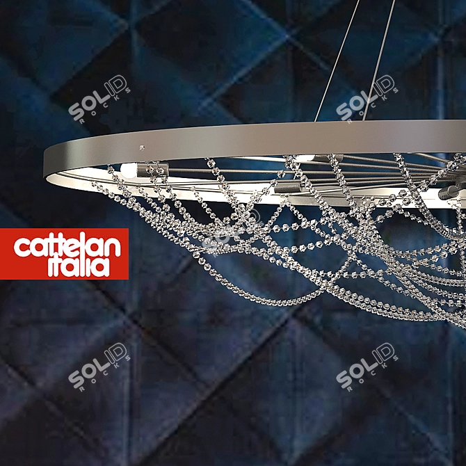 Sleek and Stylish Cattelan Cristal Table 3D model image 2