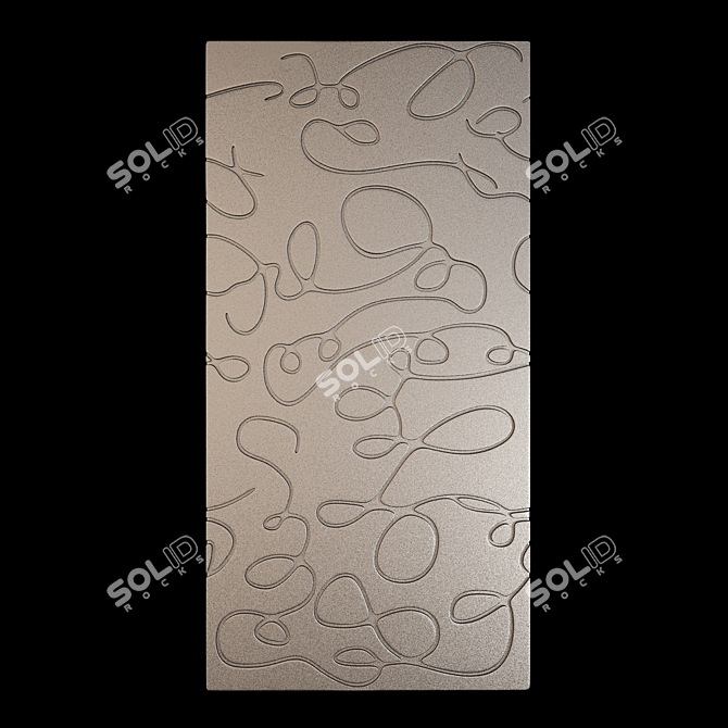 3D Wall Panel: Transform Your Space 3D model image 1