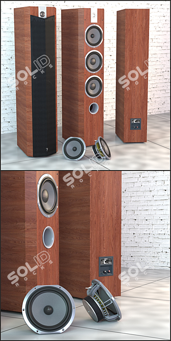 Elevate Your Audio Experience with Focal Chorus 726 3D model image 3