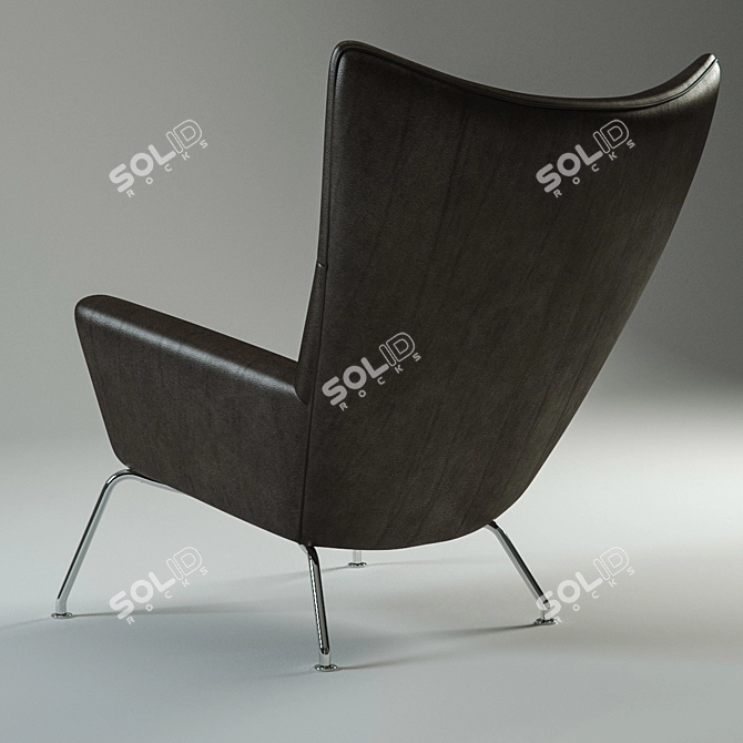 Elevate Your Space: Carl Hansen Arm Chair 3D model image 2