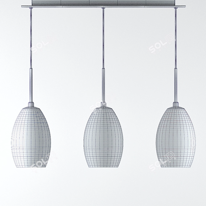 Sleek Illumination: Modern Lamp 3D model image 2