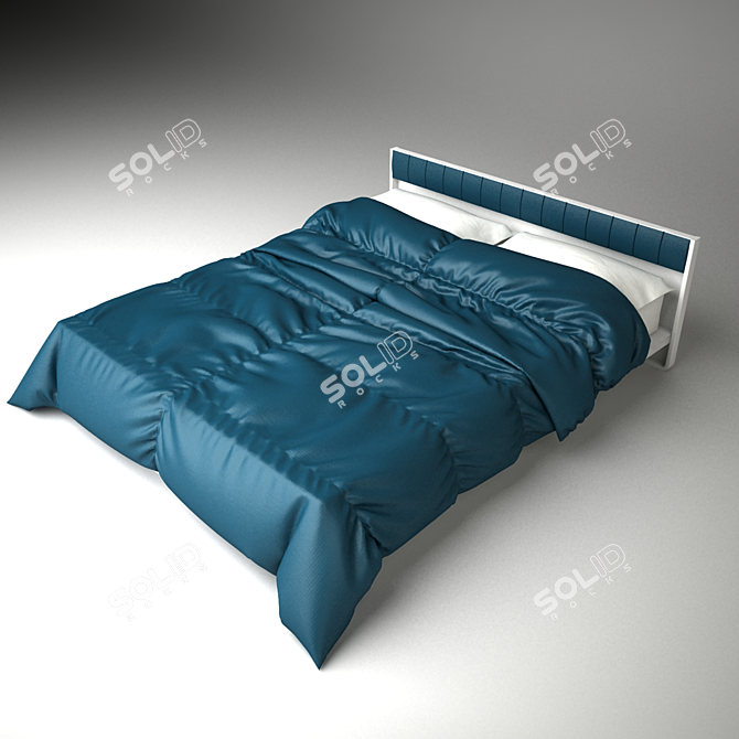Nordic Dream Bed 3D model image 1