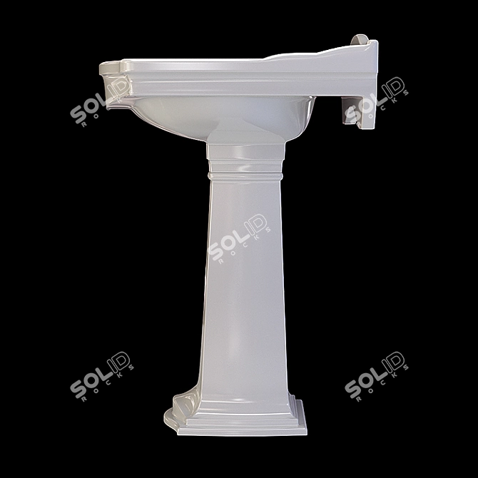Ceramica Althea Royal 70 Washbasin 3D model image 6