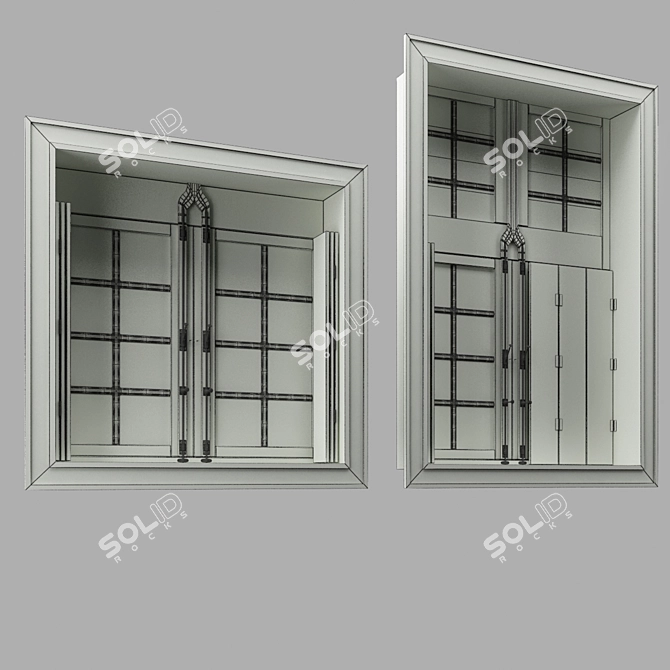 Provence Style Windows | 1200x1200, 1200x1800 3D model image 2