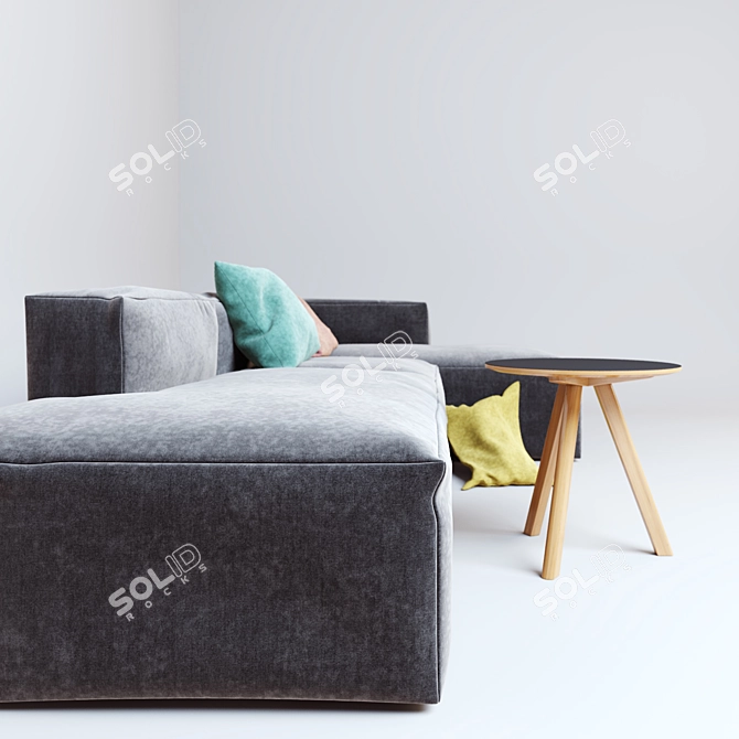 Modern Comfort and Versatility: HAY Mags Soft Sofa 3D model image 3