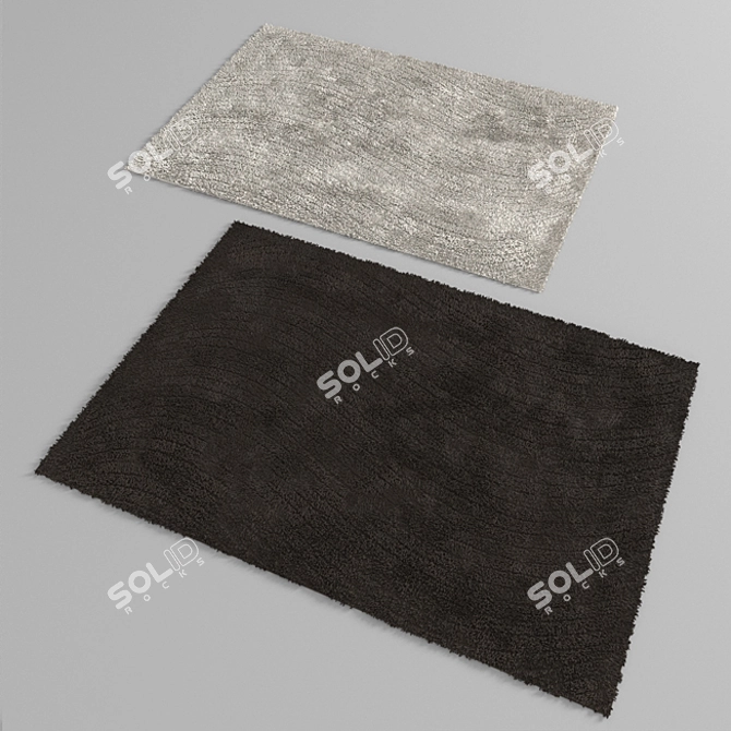 Title: Geometric Short-Nap Carpet 3D model image 2