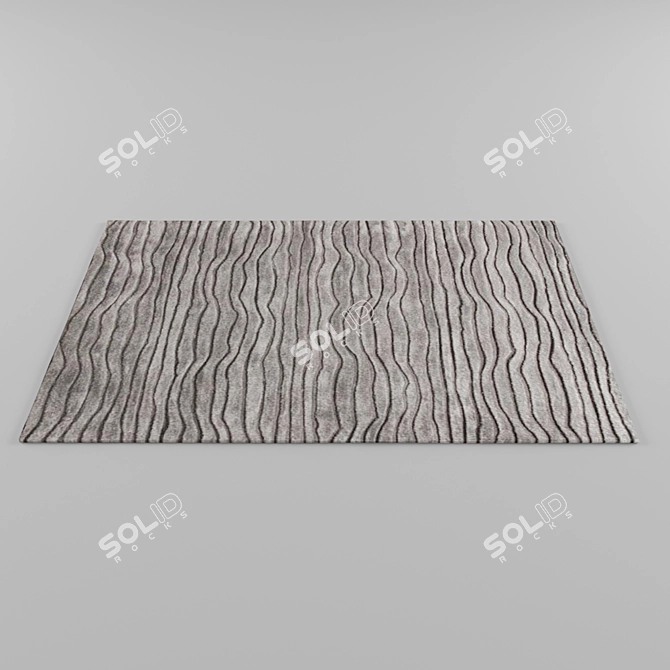 Gray Carpet 3D model image 1