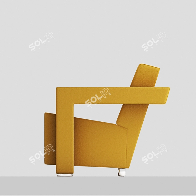 Egyptian Coffee Shop Chair 3D model image 3
