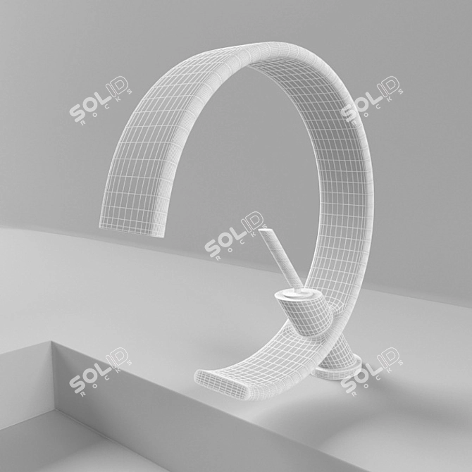 Gessi Chrome Concept Faucet 3D model image 3