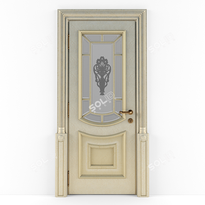 LUIGI 910mm Door 3D model image 2