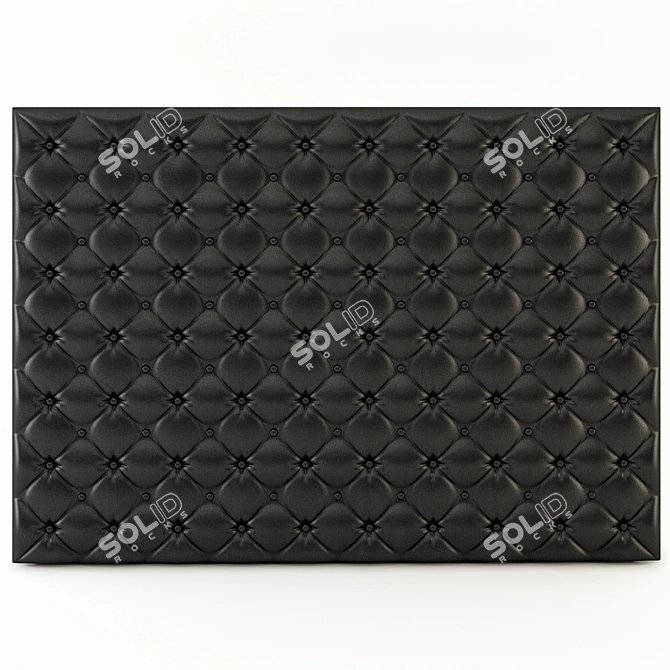 Capito Leather Wall Panel - 142 x 204 cm 3D model image 1