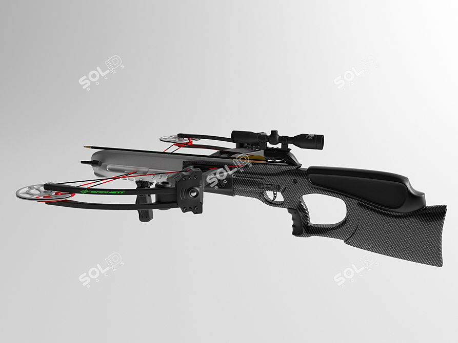 Barrnet Crossbow: Precision Archery Master 3D model image 1