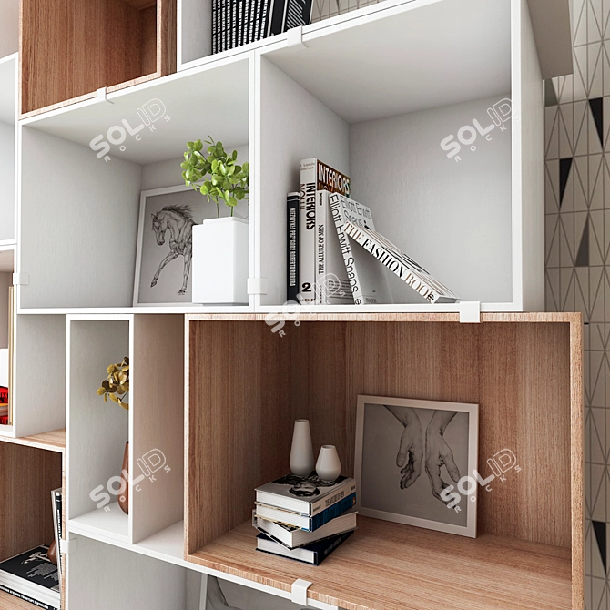 Decorative Wardrobe: 2300x1500x300mm 3D model image 3