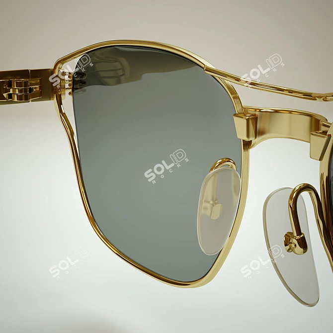 Sleek Modo Glasses 3D model image 3