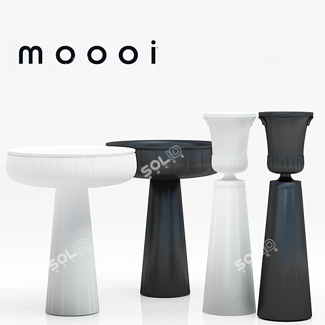 MOOOI Container Vase-Bowl 3D model image 2