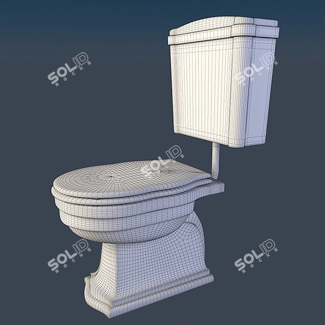 Althea Royal Toilet - Low & High Level 3D model image 3