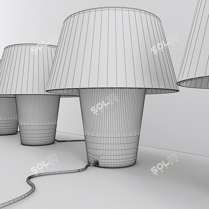 Cozy Glow Lamp Set 3D model image 3