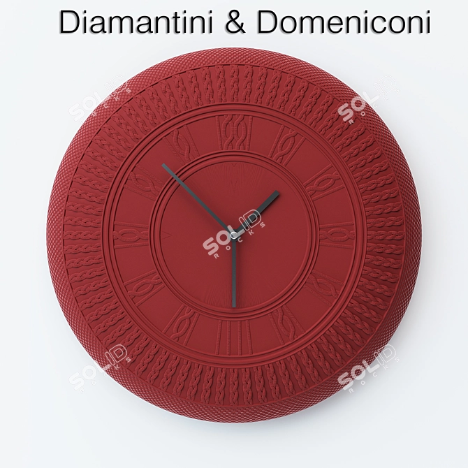 Soft Cotton Wall Clock - Diamantini & Domeniconi 3D model image 1