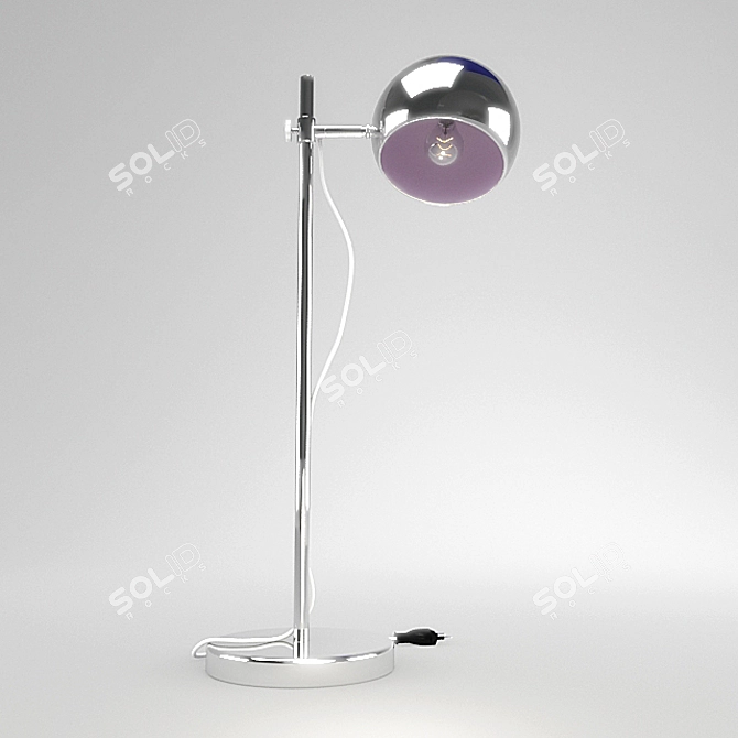 Calotta Table Lamp: Sleek and Stylish Illumination 3D model image 1