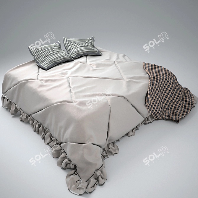 CozyDreams Bed Cover 3D model image 1