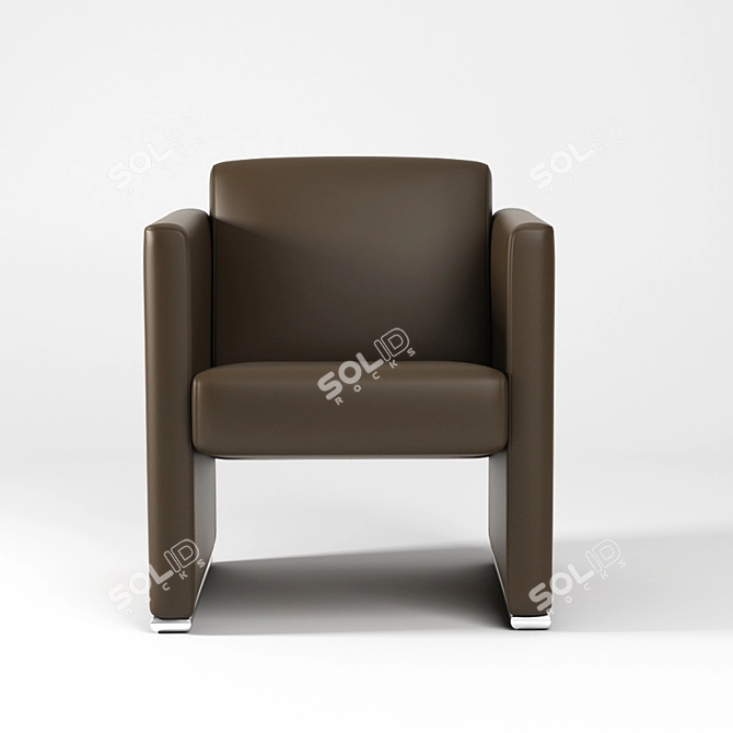 Elegant Bolero Chair 2810 3D model image 2