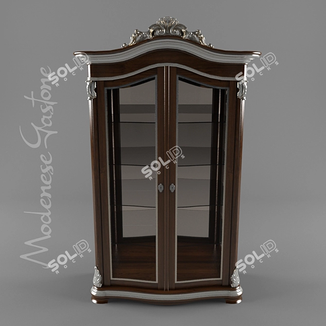 Gastone Bella Vita Display Cabinet 3D model image 1