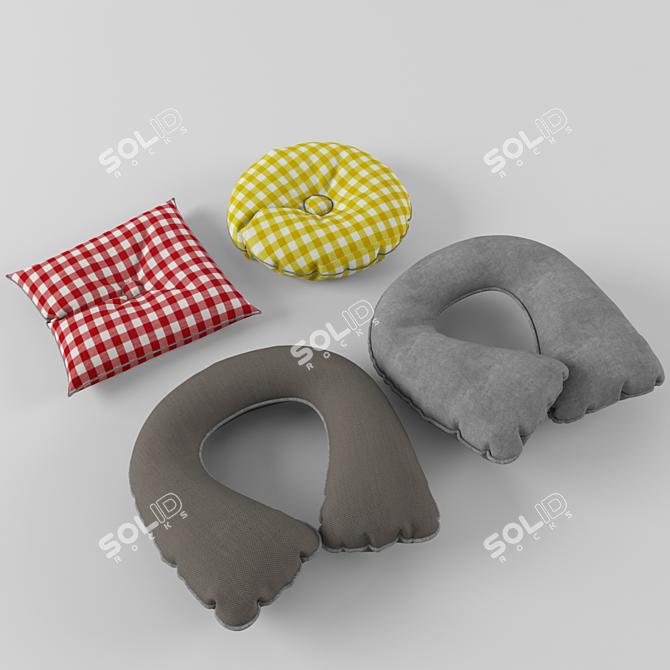 Title (English): Head Pillow 3D model image 1