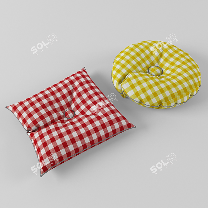 Title (English): Head Pillow 3D model image 3