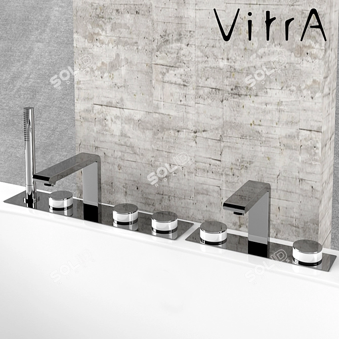 Vitra Memoria Mixer: Effortlessly Elegant 3D model image 1