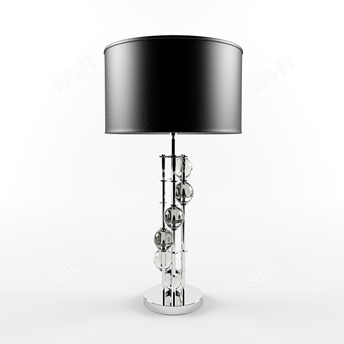 Elegant Lorenzo Table Lamp 3D model image 1