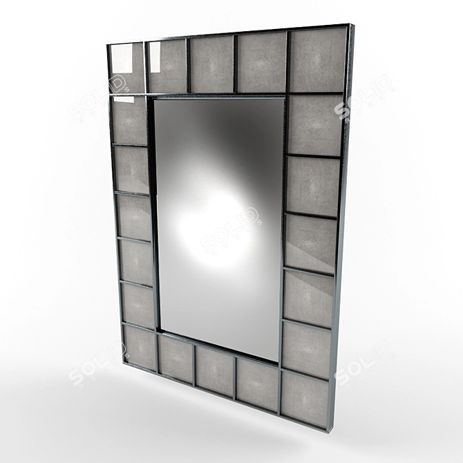 Eichholtz Shagreen Mirror: Elegant and Luxurious 3D model image 1