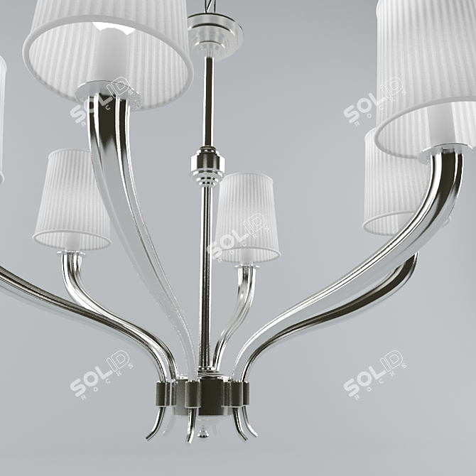 Elegant Mayflower Chandelier 3D model image 2