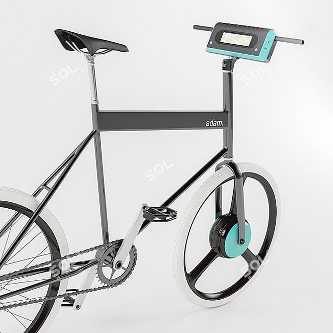 Revolutionary Electric Bicycle: "ADAM 3D model image 2